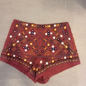 Zara mirror shorts